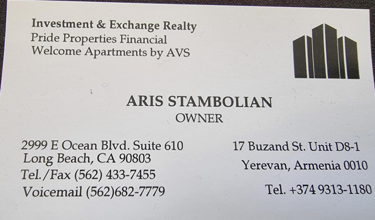 Pride Properties Welcomes You At 17 Buzant St 11-166 Yerevan Armenia エクステリア 写真